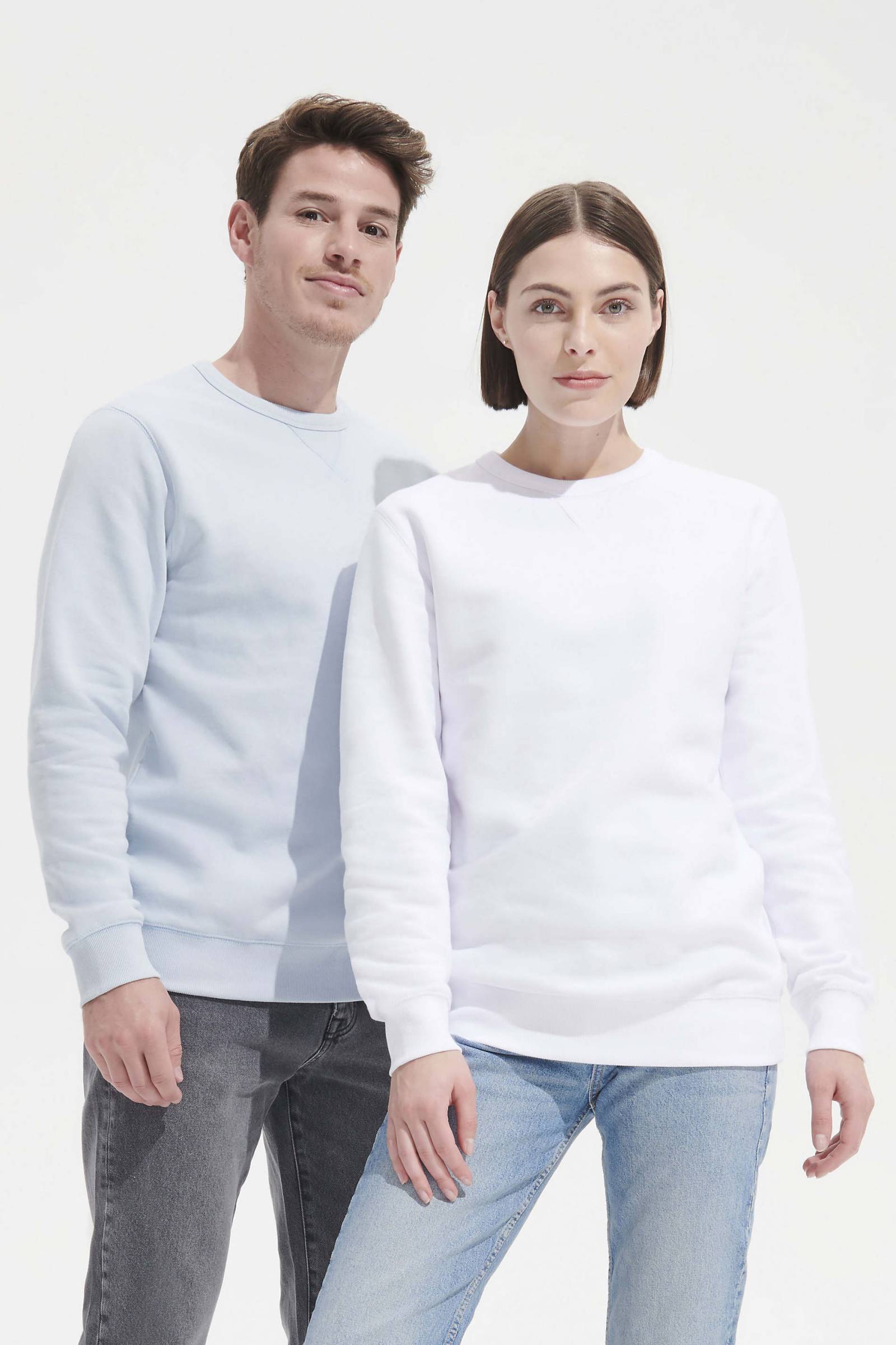 Sweat homme femme personnalisable molleton gratté 280g/m² SOLS SULLY
