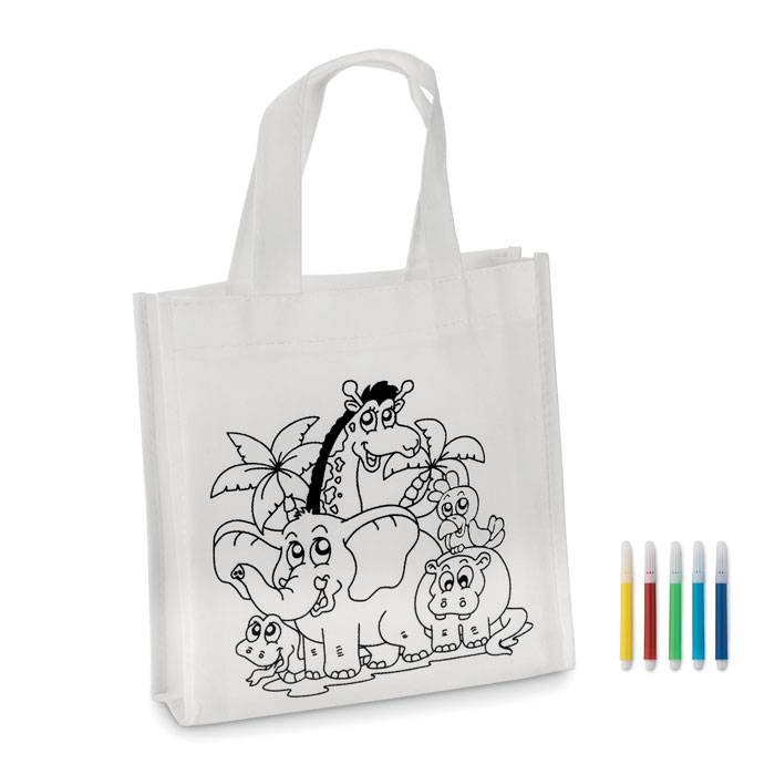 jeu de coloriage sac totebag à colorier pour enfant personnalisé à Paris