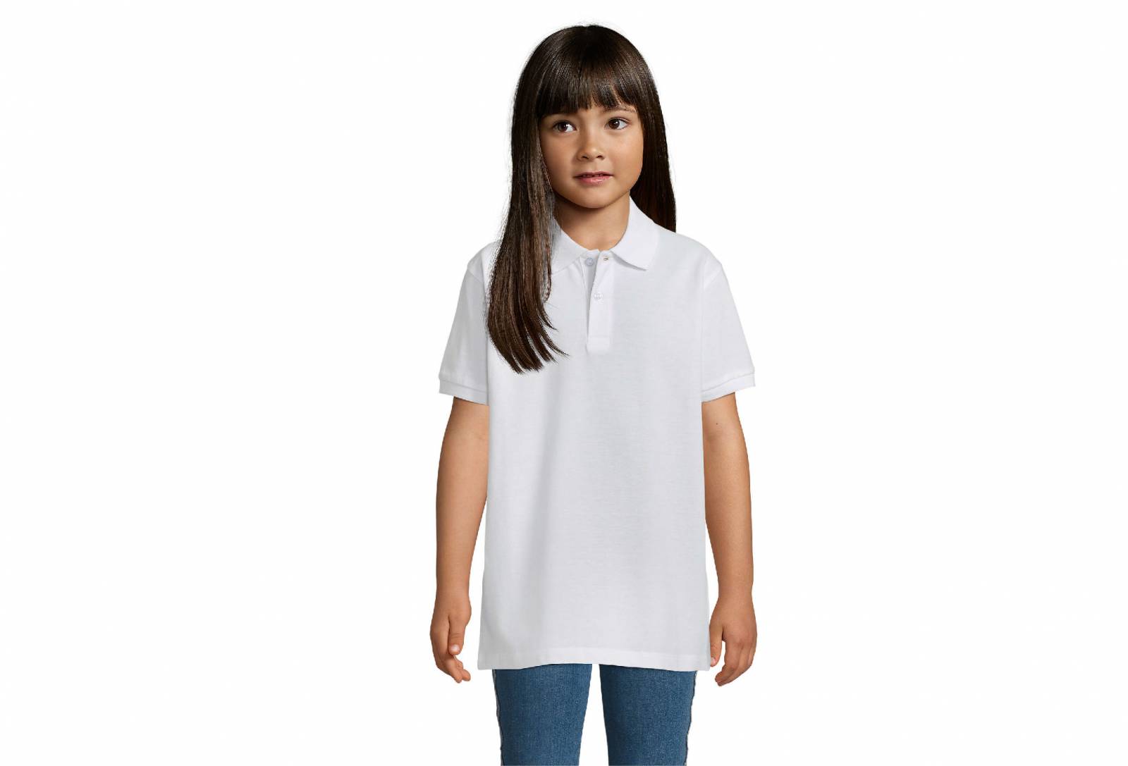 Personnalisation de polo pour enfant SOLS PERFECT KIDS manches courtes en coton peigné 180g/m² à Lyon