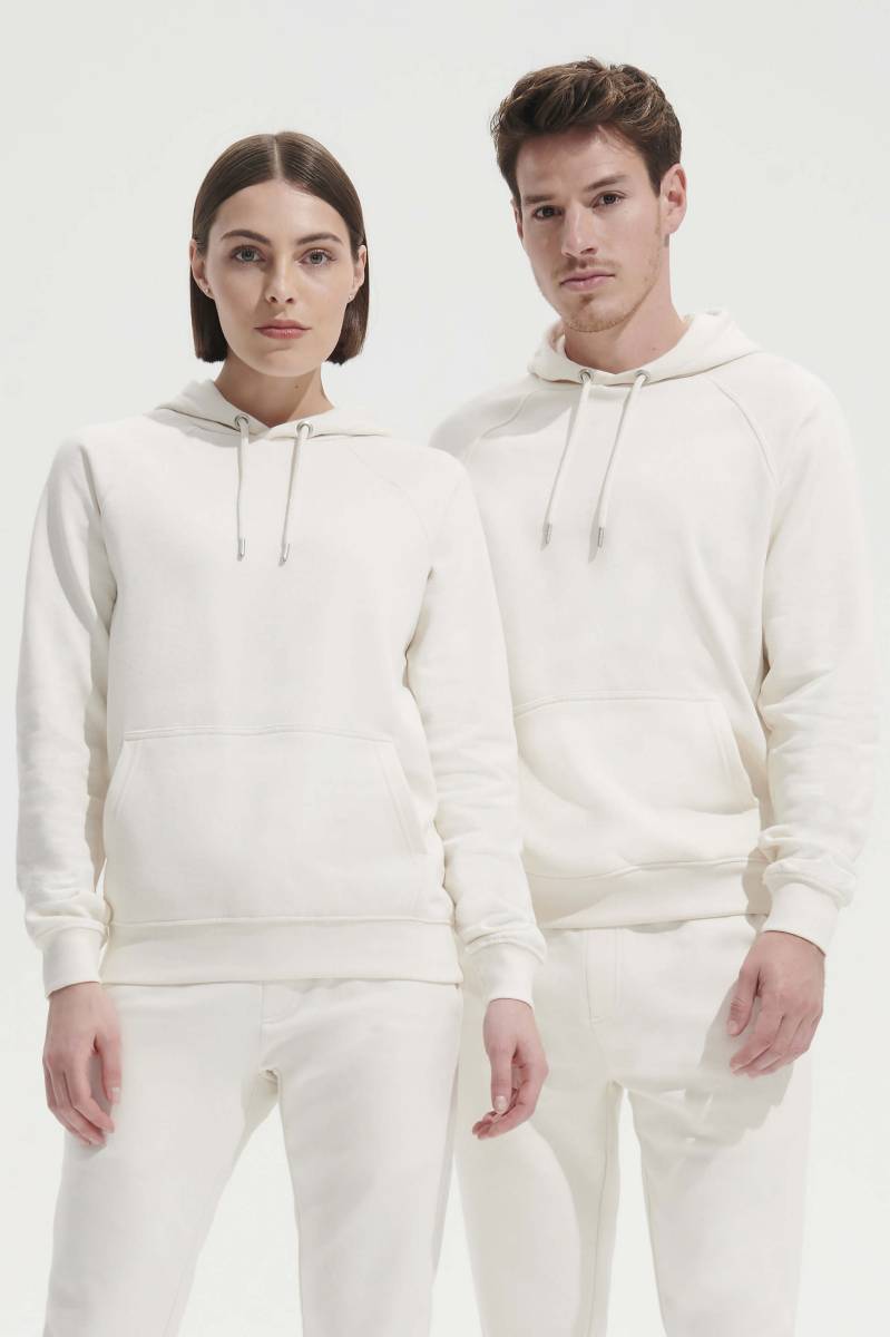 Sweats à capuche personnalisable en coton bio SOLS STELLAR unisexe molleton gratté 280g/m²