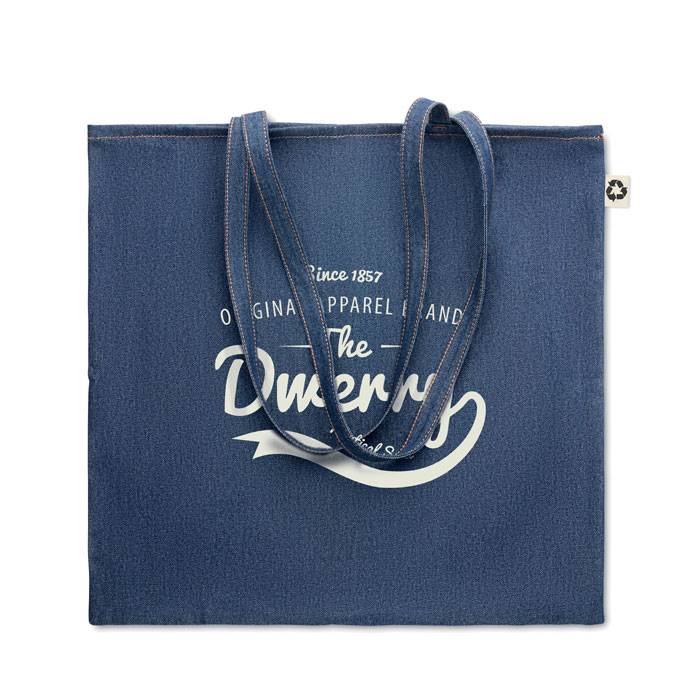 sac tote bag personnalisé coton denim couleur recyclé 250g/m² 42x40cm à Reims